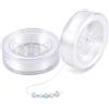 Carehabi Filo Elastico per Braccialetti 0,8 mm, 2 x 100 m, con Custodie