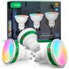NOUS Lampadina LED Intelligente P8Z ZigBee 3.0 GU10 RGB, 3 Pack, 420Lm, 4,9W, 16 Milioni di Colori, Bianco Regolabile da 2700K A 6500K, Compatibile con Alexa e Google Home, Richiede un Hub ZigBee