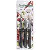 Sanelli Set 3 Coltelli Frutta e verdura: spelucchino curvo cm.7