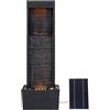 Teamson Home Fontana Solare, Grigio Pietra, Resina