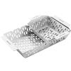 ZWILLING BBQ+ - Set di 2 cestini per barbecue, in acciaio inox, per verdure, pesce e carne, impilabili, lavabili in lavastoviglie, colore: Argento