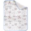 Generisch Waterproof Changing Mat, Reusable Diaper Liner, Pad Washable Pad with Breathable Layer, Soft Fabric Feeding Aid, Floral Pattern Cover with Portable Style, Nursery Tool for Home