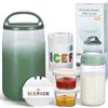 Itslife Refrigeratore Portatile Latte Materno 800ml, Raffreddamento 360° 24h, Biberon 325ml senza BPA, 2 Contenitori Pappa 120ml, Lavabile in Lavastoviglie, per Neonati Adulti Viaggio Lavoro Outdoor, Verde