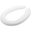 HAMPPLIES Riduttore Wc Ragazzo Ragazza Cuscino Morbido PU Bianco, Scaletta | Cuscino da Vasino per Casa e Viaggio, Cuscino Copriwater Pratico, Sicuro, Anti-cold