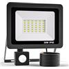 Realky 30W Fari Led da Esterno con Sensore di Movimento, IP65 Impermeabile Faretto Led Esterno 3000LM, 40LED 6500K Bianca Fredda - Fari Led Interna ed Esterna per Giardino Cortile Garage