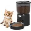 Balimo Distributore Automatico Cibo Gatti 3L, Dispenser Crocchette Gatto con Timer Programmabile, Mangiatoia Automatica Gatti con Ciotola in Acciaio Inox 304, 6 Pasti al Giorno, Bianco