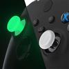 eXtremeRate Analogici Ricambio per Xbox Series X S Controller, Levette Analogiche Thumbstick per Xbox One S X Standard Elite Joystick-Trasparente Illuminare