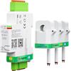 NOUS ZigBee - Contatore di corrente intelligente DIN, 120 A, monitor consumo energetico, compatibile con Alexa e Google Home, montaggio su guida DIN, monitoraggio in tempo reale