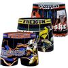 FREEGUN Mutande Boxer Uomo Sport, Set da 3, Arancione A72 (XL)
