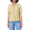 White Stuff Camicia in Jersey a Maniche Corte Annie da Donna - Manica Corta, con Patta con Bottoni - Verde PR - Taglia 42