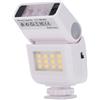 Cuifati Flash per Fotocamera, Inclinazione Regolabile di 90 Gradi con Doppia Sorgente Luminosa per Fotografie in Live Streaming (WHITE)