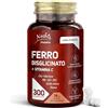 Noebis Pharma Ferro Bisglicinato Noebis Pharma 300 Compresse - Con Vitamina C, Vitamine B6 B2 B12, Acido Folico e Rame - Ferro ad Alta Biodisponibilità - Supporto Energia e Globuli Rossi