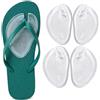 MagiSel Protezione per Sandali Infradito, Solette per Infradito, Antiscivolo Pad, Cuscinetti in Gel, Silicone Infraditos Cuscinetto, Riduce l'Attrito, Speciale per Infraditos, unisex, 2 Paia
