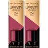 Max Factor Lipfinity - Rossetto a due fasi, 55 dolci, 4,2 g (Confezione da 2)