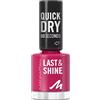 MANHATTAN Last & Shine, smalto per unghie ad asciugatura rapida, vegano e senza esperimenti sugli animali, a lunga durata, finitura ultra brillante, 8 ml, colore 152 Coco-Nuts for You