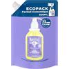Le Petit Marseillais Ricarica Gel Lavant Mani Puro Sapone & Lavanda (Ecopack da 500 ml) - Ricarica sapone liquido per flaconcino pompa - Sapone mani all'olio essenziale di lavanda