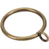 TXZWJZ Anelli per tende con occhiello per aste per tende, diametro interno 25 mm, in metallo, 24 pezzi, colore bronzo TXZWJZ