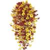 CEWUDA 4 Pz Fiori Artificiali da Appendere Autunnali Piante Finte Cadenti Seta Fiori Artificiali Violette Fiori Finti da Esterno ed Interni Piante Edera Finta per Balconi Portico Casa Patio Cortile