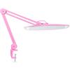 Neatfi Lampada da scrivania a LED XL, 2.200 lumen, con morsetto, 24 W luminosa, 50 cm di larghezza, 4 livelli di luminosità, dimmerabile, cura degli occhi, lampada da scrivania per camera da letto e