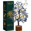 ZENFULSTONE Albero di cristallo di lapislazzuli per saggezza e verità, decorazione per casa e ufficio, bonsai fatto a mano per comunicazione e chiarezza di pensiero, regalo perfetto per i propri cari