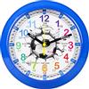 Kiddus Orologio da Parete Bambini per Imparare l'Ora, Orologio Educativo 20cm con Lancette Scritte Ora e Minuto per Bimbo e Bimba, Silenzioso per Cameretta e Studio, Sistema Pedagogico Numeri Grandi