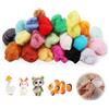 RANJIMA Set di 36 colori di lana da fiaba, 108 g, in lana di pecora, per feltro, per lavori a maglia, per principianti, fai da te