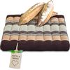 livasia cuscino coprisedia grande - 50x50x6cm - cuscino per pavimento indoor/outdoor, cuscino meditazione yoga, mobili in pallet, cuscino impunturato per sedia e panchina (Marrone)