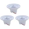OemClima Valvola antiodore per fogna Scarico antireflusso per Coperchio antiritorno Tappo Scarico Doccia a Pavimento fognatura (3pcs)