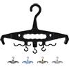 Comanyi Appendiabiti Multifunzionale Multi-Gancio, Design Tattico con Più Ganci, Ad Alta Capacità di Carico e Impugnatura Ergonomica, Ideale per Uso Esterno (nero)