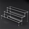 Advokingtap Espositore in acrilico trasparente, 2-5 ripiani, per profumi, trucchi, mensole, cupcake, gioielli, 40 cm (3 strati 40 cm)