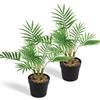 JINXIAN 2 Pezzi Artificial Plant 35cm Piante Finte Da Interno 12 Foglie