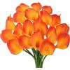 VaryFloral 20 Pezzi Bouquet Fiori Artificiali Giglio di Calla Fiori Finti per Decorazioni da Vaso Fioris Calla Realistico PU Decorativi in Lattice La Decorazione Della Festa Calle Decorazione
