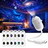 JIABAOZ Proiettore Galassia Soffitto, Proiettore di Stelle HD con Rotazione a 360°, Luce Notturna USB per Camera da Letto, Cameretta e Soggiorno (12 Films)
