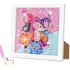 AUAUY Diamond Painting Kit, 5D Painting Kit con Cornice in Legno, Ragazza