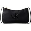 Calvin Klein Donna Borsa Bold Mini con Zip, Nero (Black), Taglia Unica
