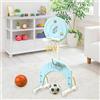 Bambini Indoor Basket 2 in 1 Design Gioco per famiglie per età 3 4 5 6