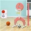 Bambini Indoor Basket 2 in 1 Design Gioco per famiglie per età 3 4 5 6