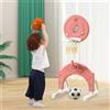 Bambini Indoor Basket 2 in 1 Design Gioco per famiglie per età 3 4 5 6