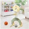 Bambini Indoor Basket 2 in 1 Design Gioco per famiglie per età 3 4 5 6