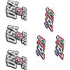 HINTRMENT Set di 6 Pezzi di Spille Mondiali di Calcio 2026 in Lega, Accessorio Versatile per Festa Calcio Decor e Souvenir Evento Distintivo