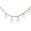 Sakrami Collana da Donna,Ragazza in Argento 925 Componibile con Lettere -Idea Regalo per Compleanno, Comunione,Cresima, Anniversario, San Valentino, Natale + Confezione Personalizzata