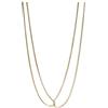 Purelei Kindness, catena a serpente impermeabile e regolabile, doppia lavorazione con design a nodi, acciaio inossidabile e placcatura in oro 14 K/18 K, simbolo di legame e resistenza, Eine Grösse