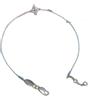 Obotsnoi Bracciale A Catena con A Stella A Punte Chiusura per Pelli Sensibili Accessori Impilabili Gioielli Diamanti Impilabili
