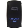 ESUPPORT E Support 12V 24V Auto Luce Blu LED Luce Illuminato Interruttore a Levetta Cruscotto Bilanciere Barra Impermeabile 5 Pin On Off Bar Light