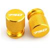 LEIOSHOP Cappucci delle valvole per motociclette Per Forza 750 Forza750 Coprivalvola Per Pneumatici In Alluminio CNC Per Moto, Prese D'aria, Tappi Per Stelo, Accessori Per(HH-4)