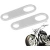 Generico Supporto per trasferimento indicatori di direzione, staffe per indicatori di direzione moto, Staffa di riposizionamento del supporto degli indicatori di direzione del motociclo da 2 pezzi, Supporto pe