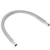 iSpchen Tubo Di Scarico 25mm/60cm,Silenziatore Scarico In Acciaio Inox Tubo Di Scarico Per Generatori Silenziatore Scarico Riscaldatore Parcheggio Da 25 Mm Tubi Scarico Del Riscaldatore Diesel Per Auto