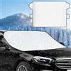 LXYYDS Copri Parabrezza Auto Ghiaccio,Telo Parabrezza Auto antigelo, Copertura Auto per Esterno, Copertura Parabrezza Auto, Protezione da Sole, Foglie, Gelo, Neve, Adatta Maggior Parte di Auto