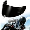 PSLER Visiera per Casco Moto Compatibile con HJC RPHA 11 (Pro/Carbon) e RPHA 70 (ST/Carbon), Ricambio per HJ-26 HJ-26ST, Antigraffio Protezione UV, Predisposizione Pinlock(Nero Scuro)
