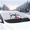 Vastsea Copertura Parabrezza Auto Antigelo - Telo Antighiaccio Impermeabile Anti UV per Sole, Neve, Ghiaccio, Gelo e Polvere - Resistente per la Maggior Parte dei Veicoli